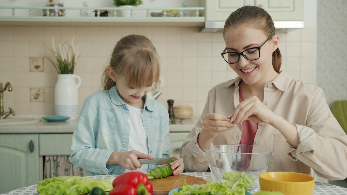 Nutritious meal prepared with fresh ingredients